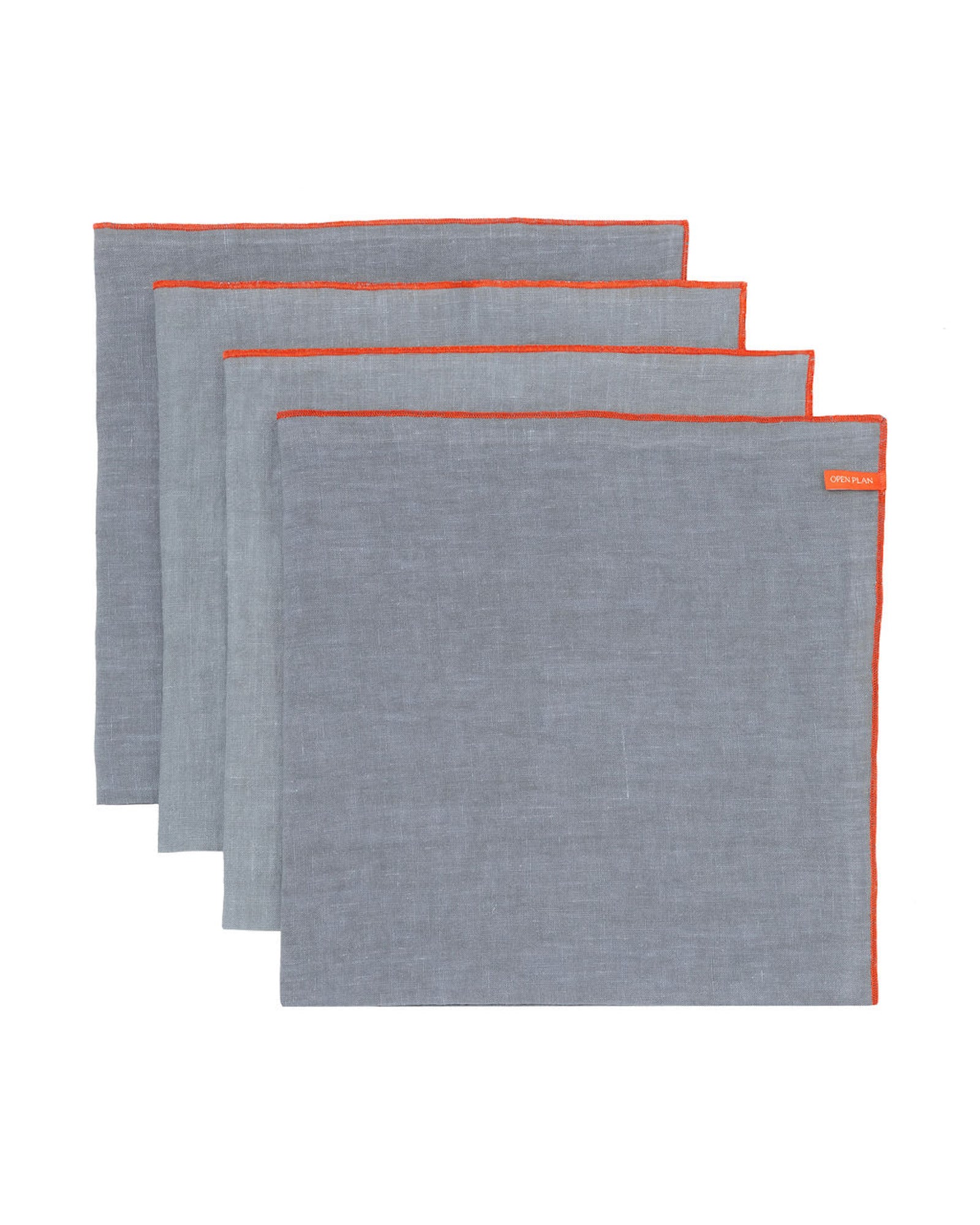 Together Napkin - Dusty Blue & Cherry - Set of 4