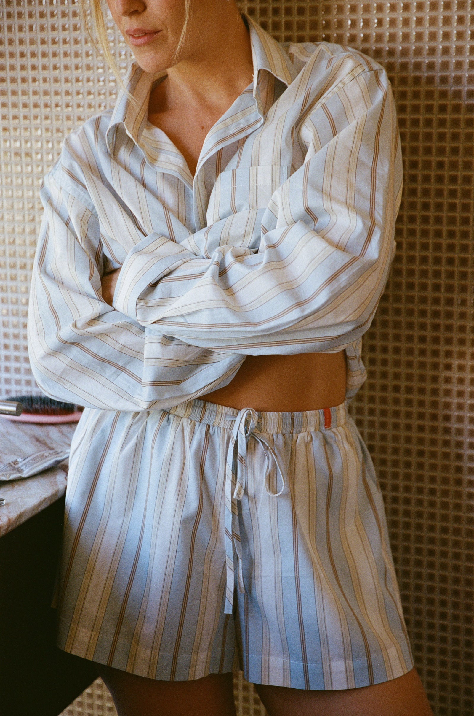 Lounge Short - Palmyra Stripe - OP X CS