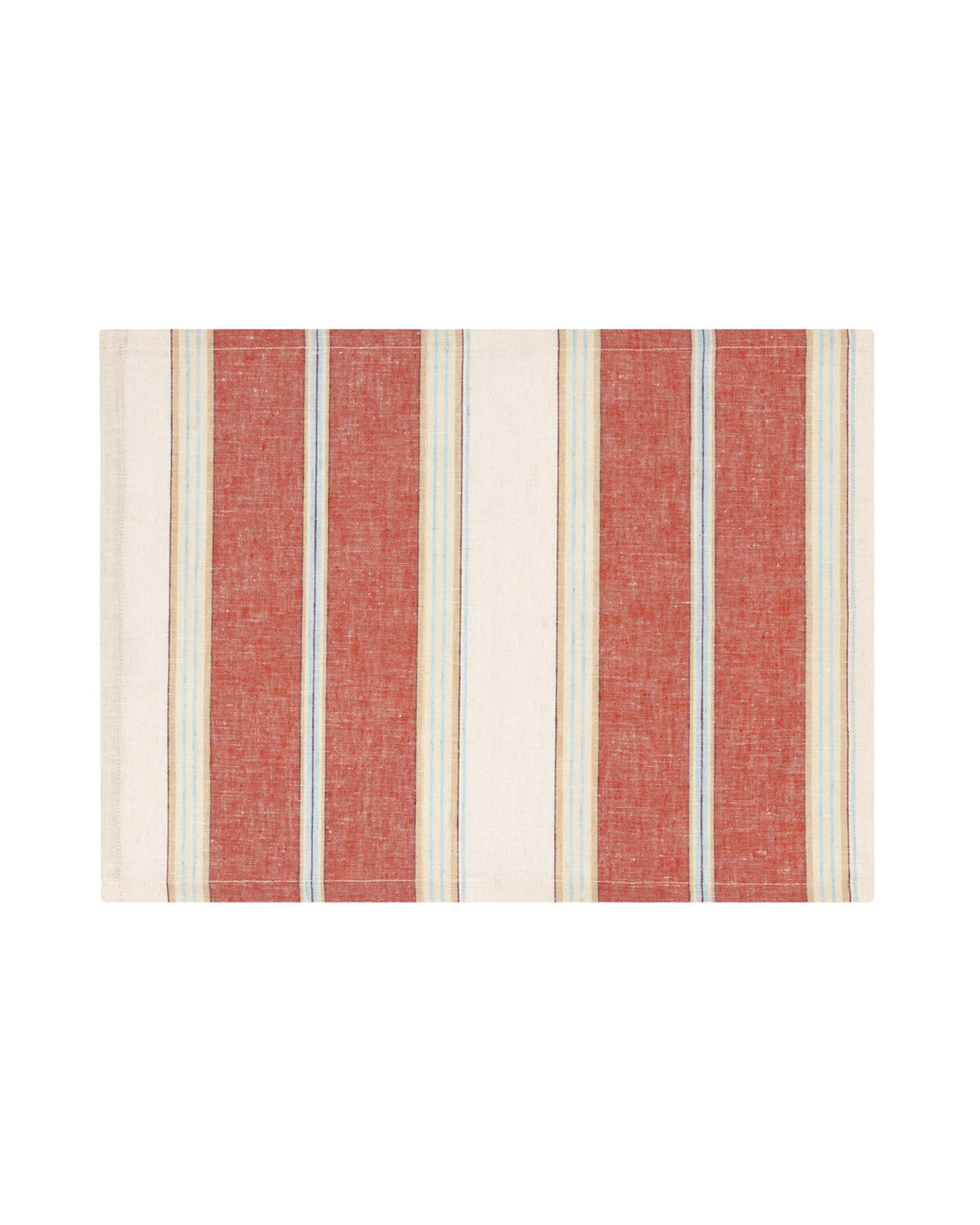 Palmyra Stripe Placemat - Berry - Set of 4