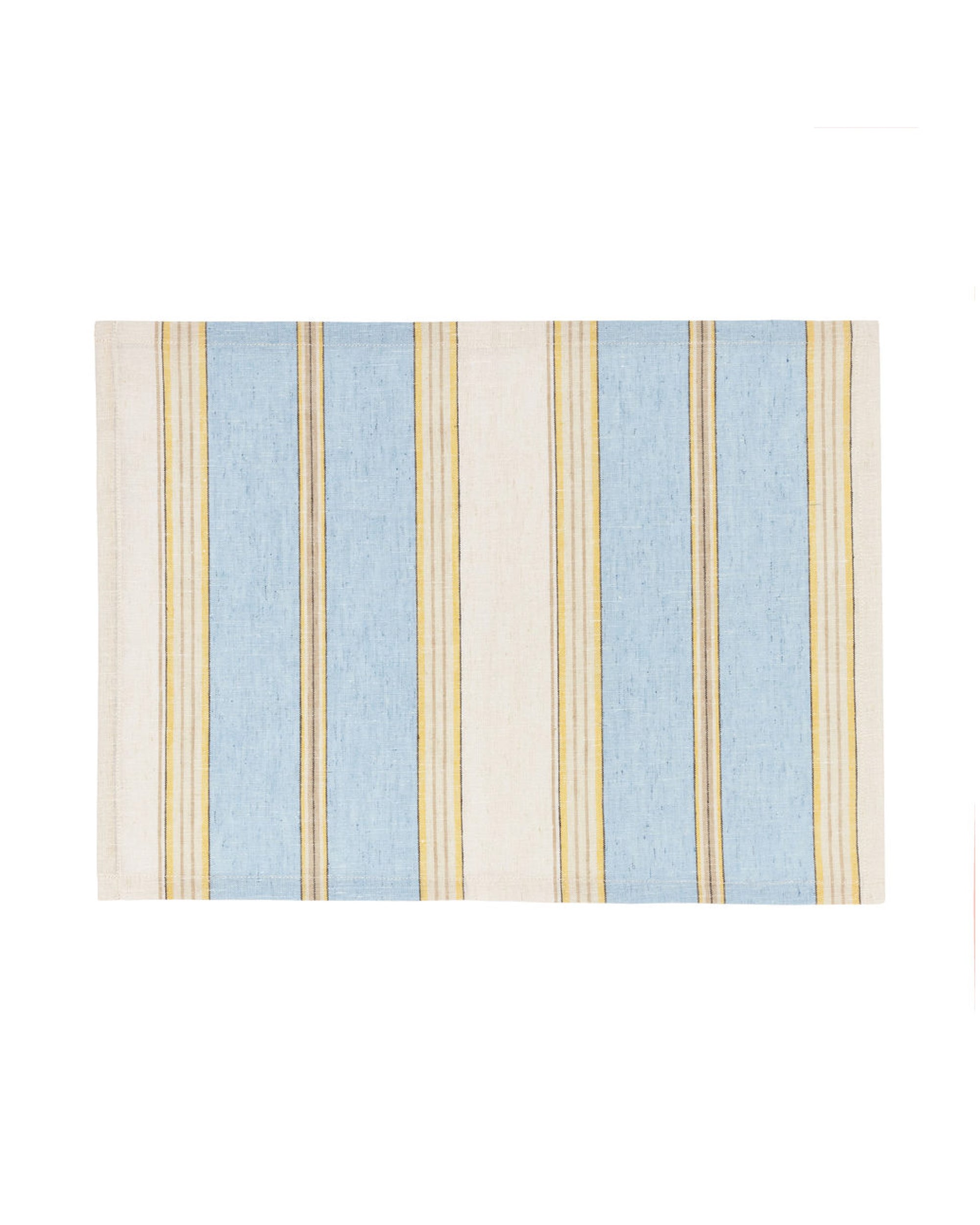 Palmyra Stripe Placemat - Sky - Set of 4