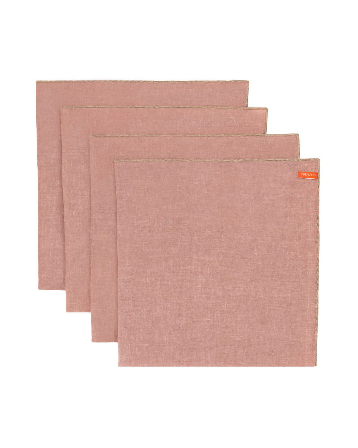 Together Napkin - Mulberry & Taupe - Set of 4