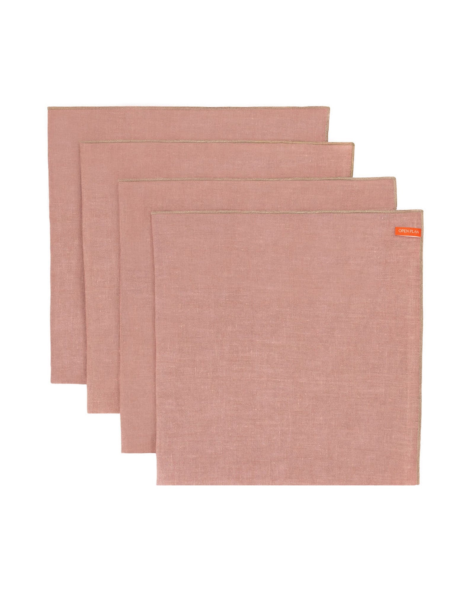 Together Napkin - Mulberry & Taupe - Set of 4