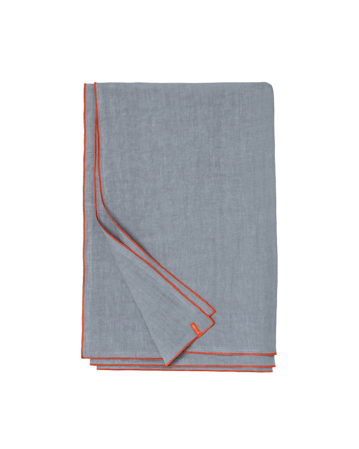 Together Table Cloth - Dusty Blue &amp; Cherry