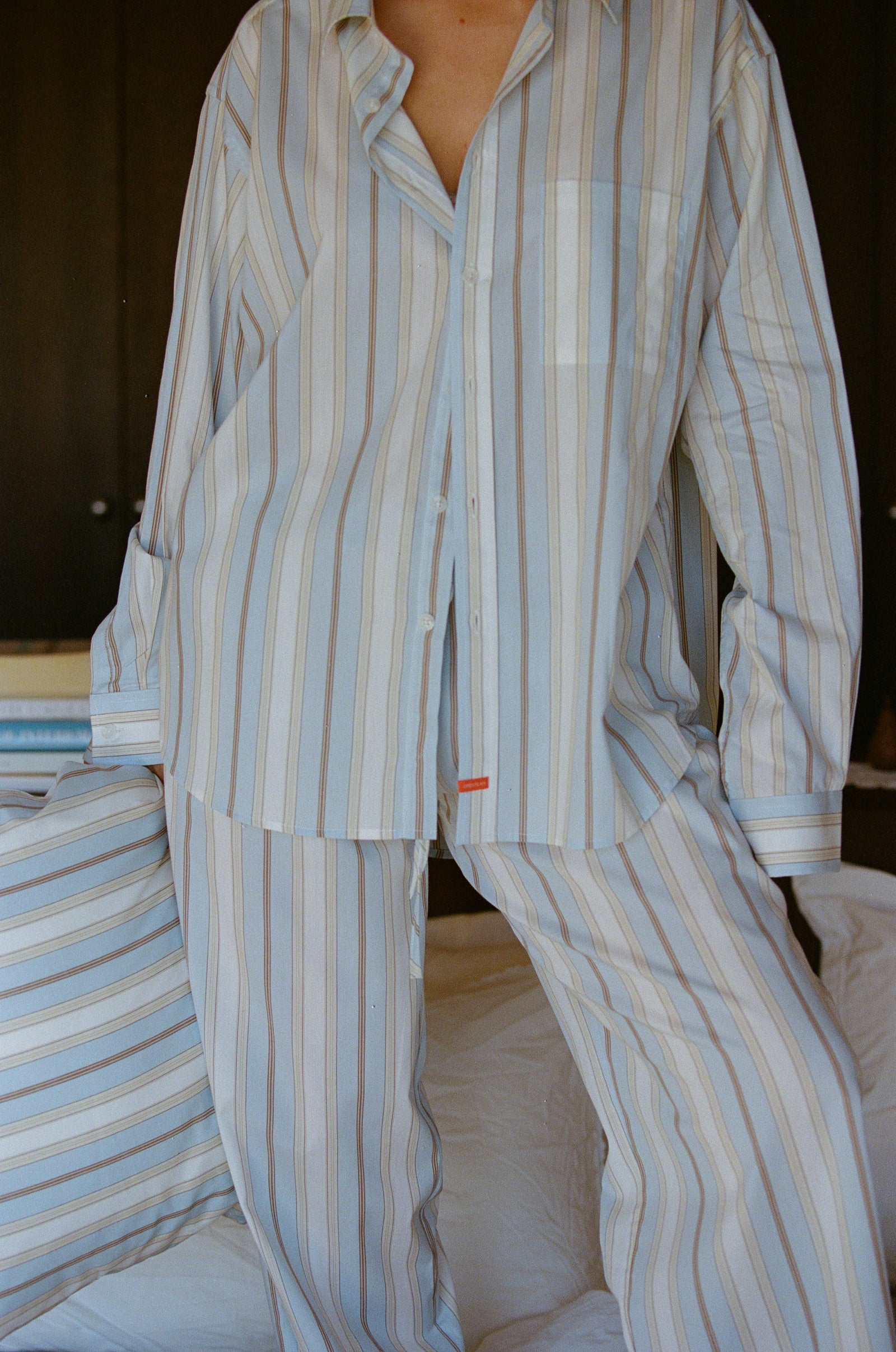 Lounge Shirt - Palmyra Stripe - OP X CS