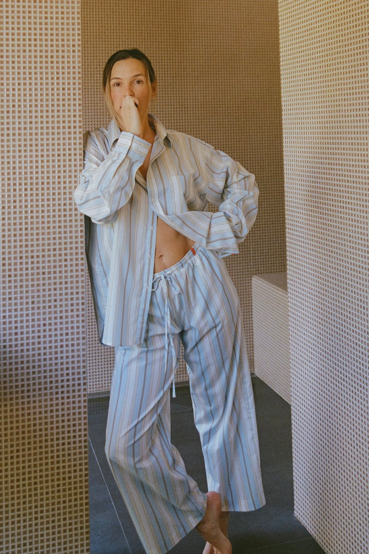 Lounge Pant - Palmyra Stripe - OP X CS