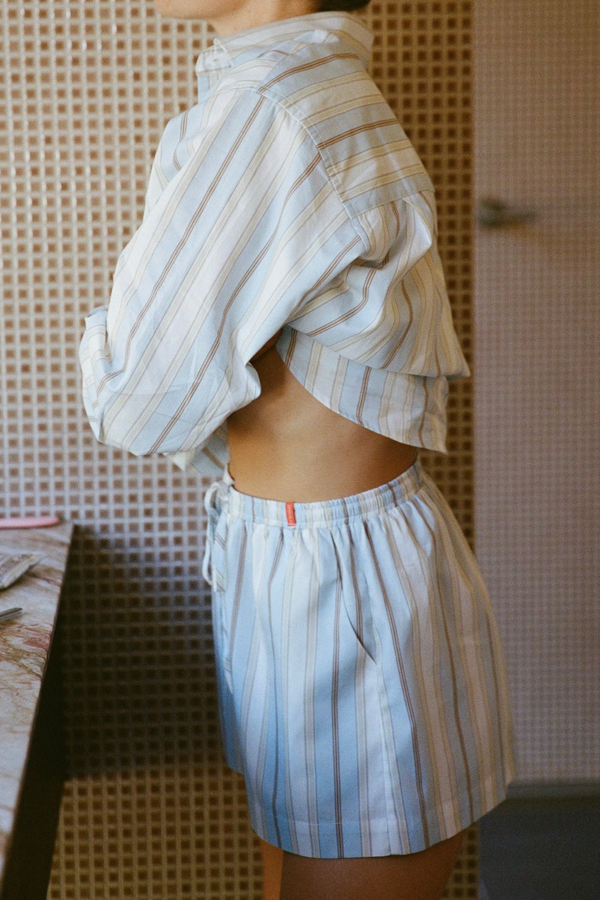 Lounge Short - Palmyra Stripe - OP X CS