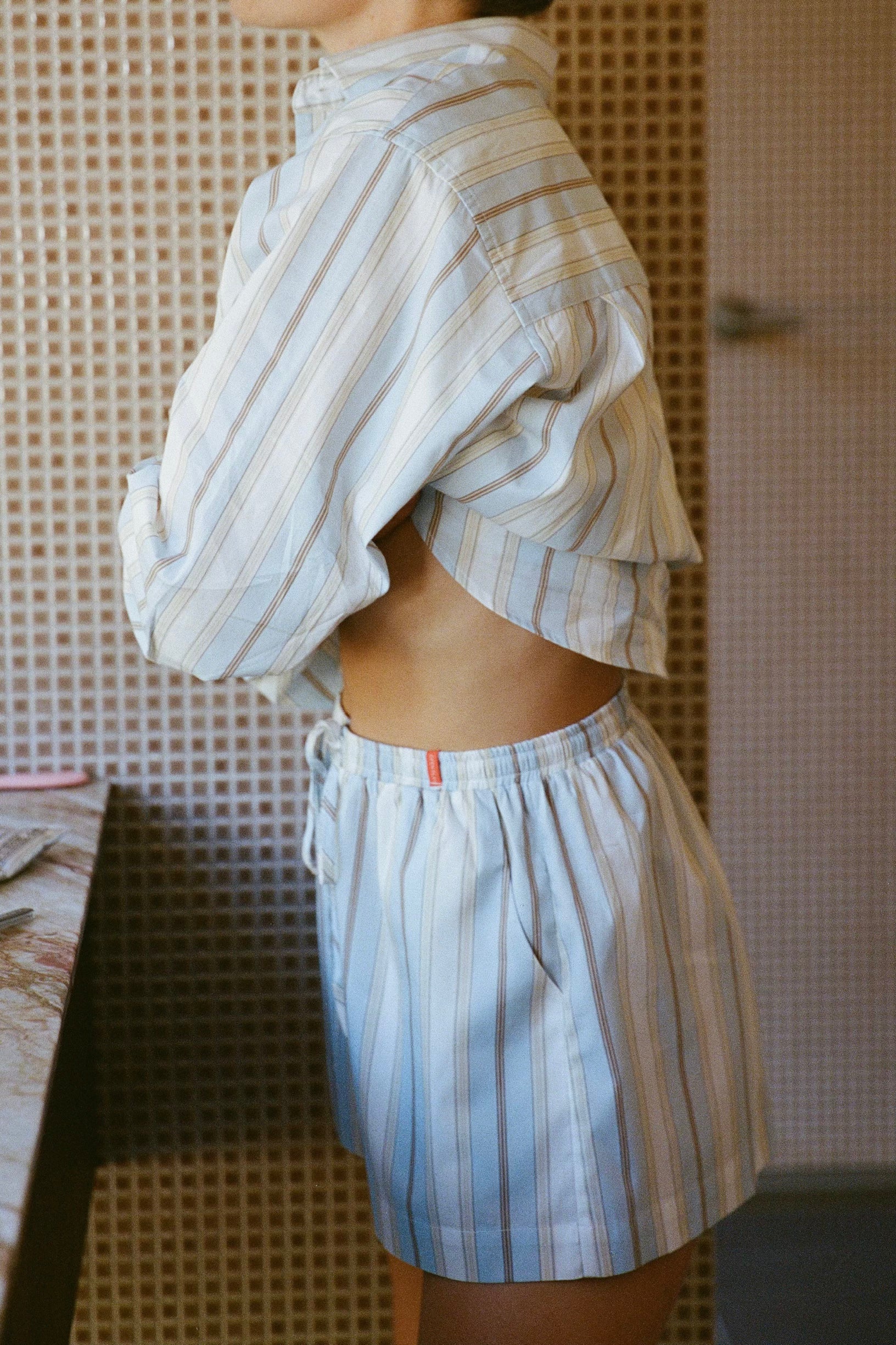 Lounge Short - Palmyra Stripe - OP X CS