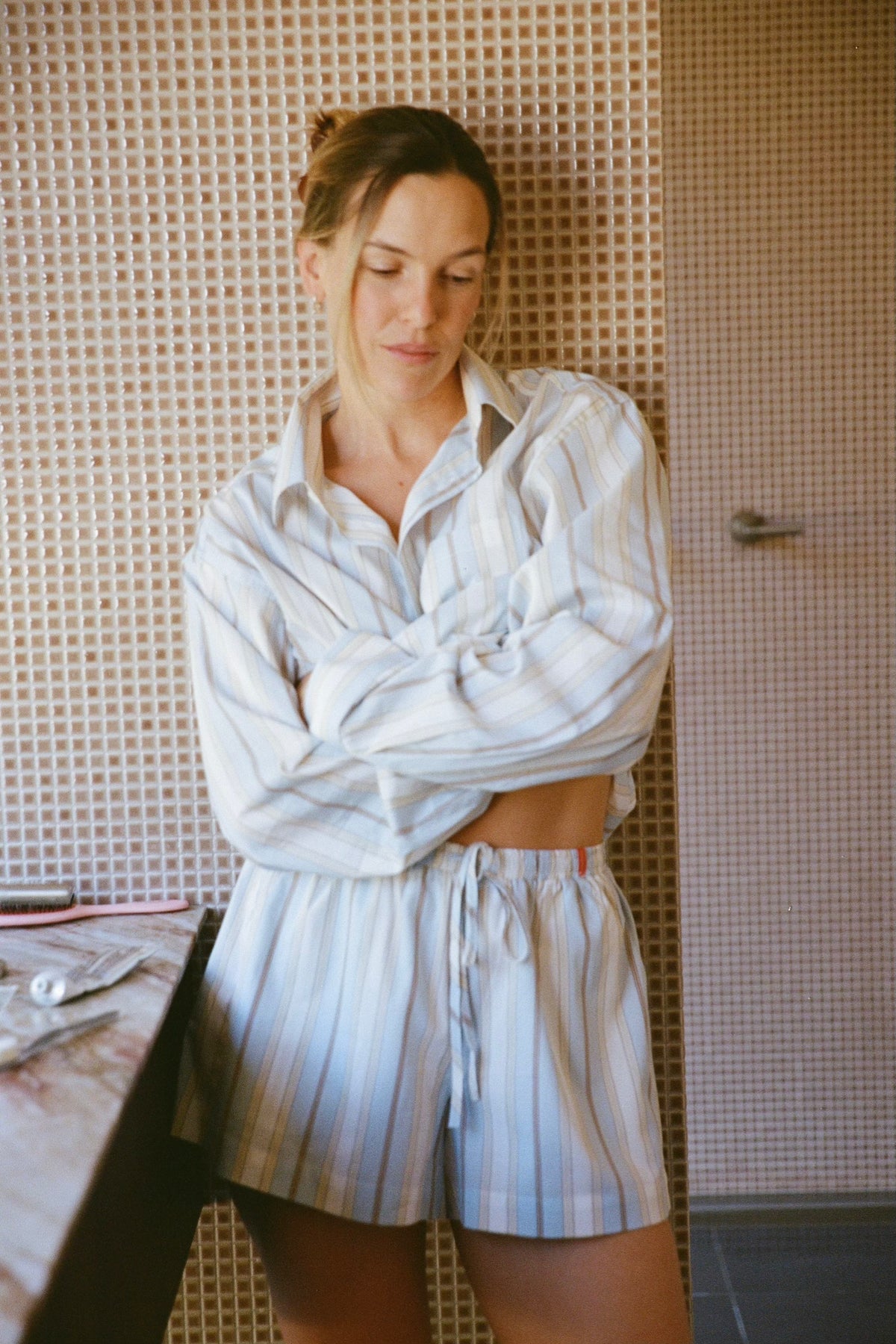 Lounge Short - Palmyra Stripe - OP X CS